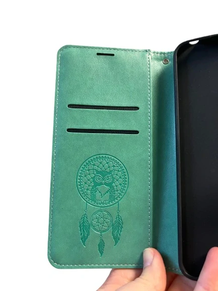 Xiaomi Redmi Note 12 4G / 5G knižkové púzdro Dreamcatcher zelené