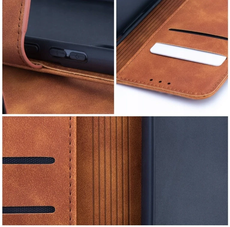 Xiaomi 12 / 12X kožené púzdro hnedé
