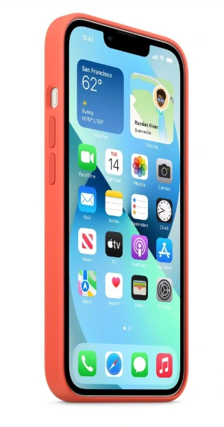 iPhone 13 Mini kryt Soft oranžový