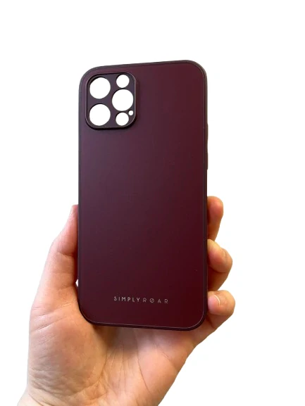 iPhone 12 Pro kryt Simply Roar bordový