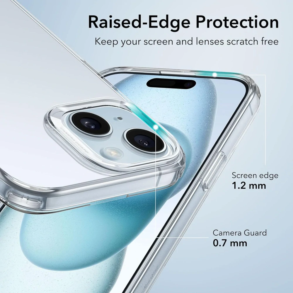 iPhone 15 Plus silikónový kryt priehľadný