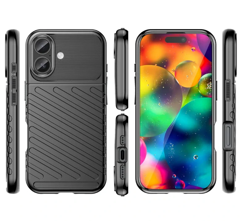 iPhone 17 odolný kryt Thunder čierny