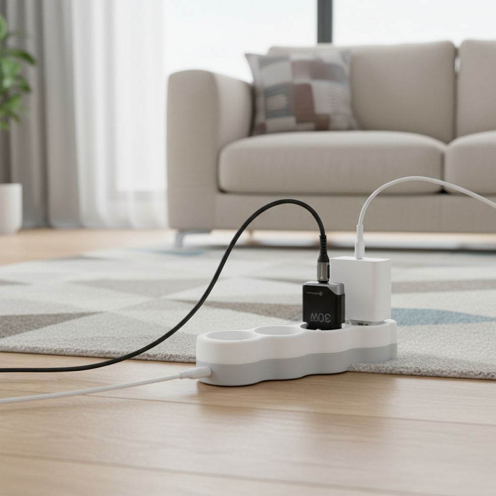 Sieťová nabíjačka Forcell F-Energy Ultra Slim GaN III USB C PD QC4.0 3A 30W B130101-E čierna