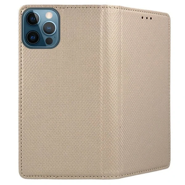 iPhone 12 Pro Max 6,7" púzdro Smart Magnet zlaté