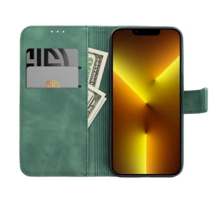 Xiaomi Redmi 12C kožené púzdro zelené