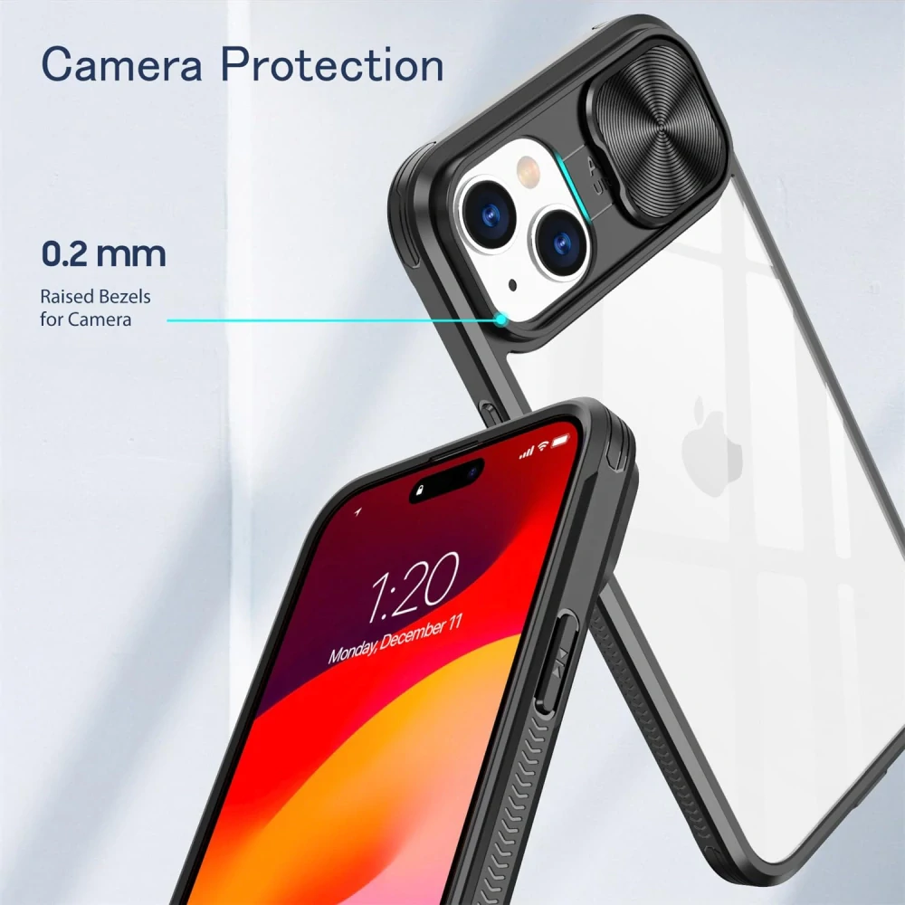 iPhone 15 Pro Max kryt Slide čierny