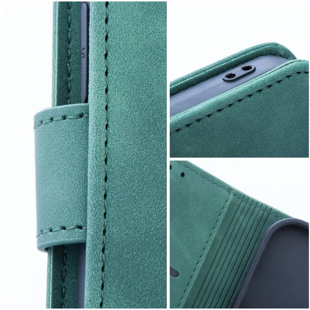 iPhone 17 kožený obal Tender zelený
