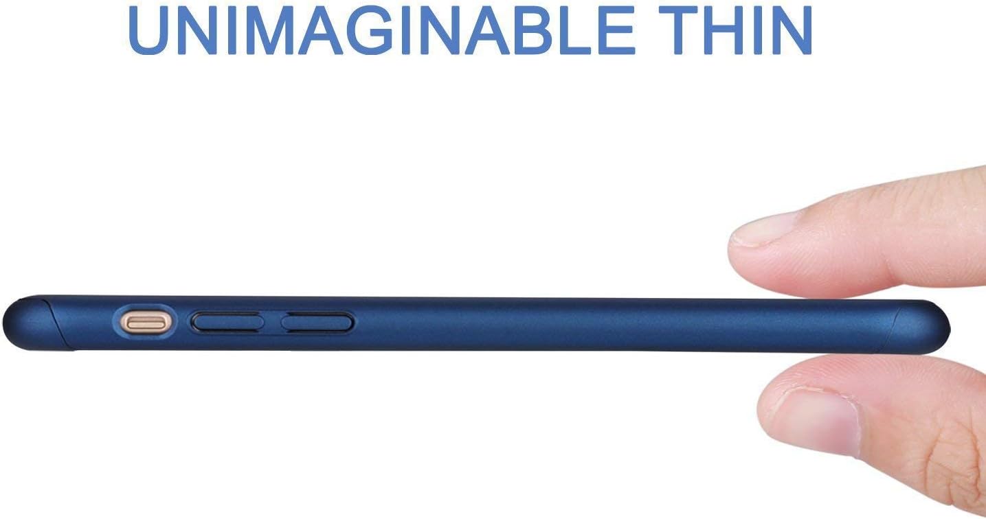 iPhone XR celotelové púzdro 360° plastové modré