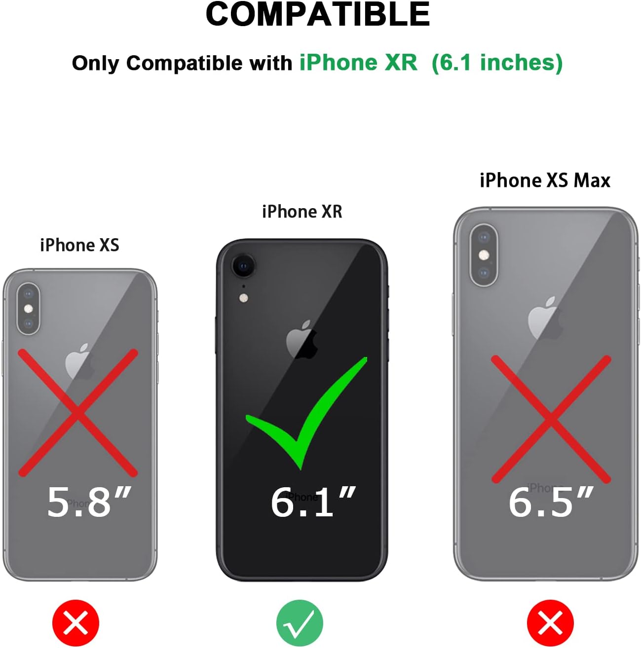 iPhone XR zadné púzdro MagSafe priehľadné s čiernym lemom