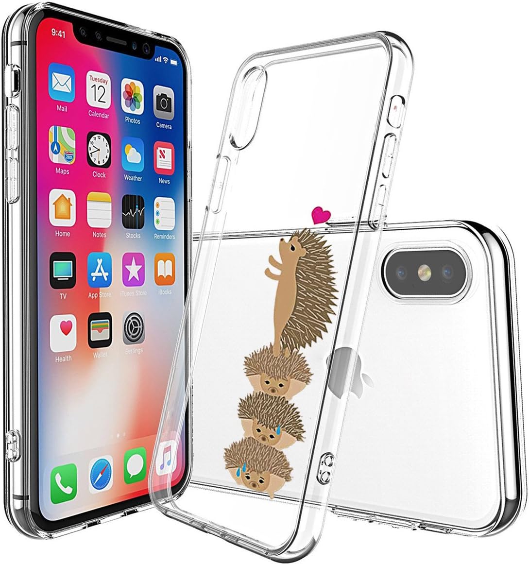 iPhone XS Max 6,5" zadný kryt potlač Ježkovia