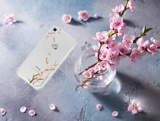 iPhone XS Max zadné púzdro vzor Cherry