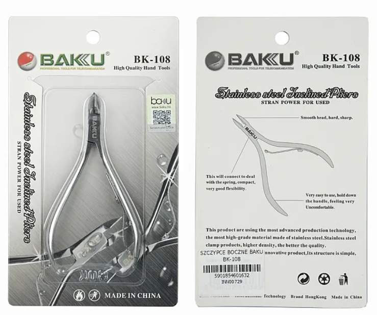 BAKU BK-108 diagonálne mini kliešte