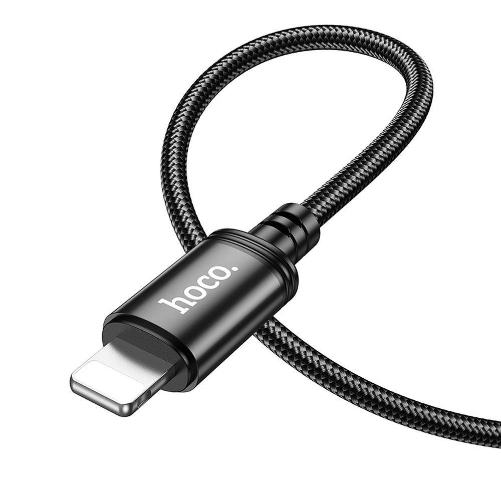 Kábel USB A na Lightning Hoco 2,4A 2 m X89 čierny