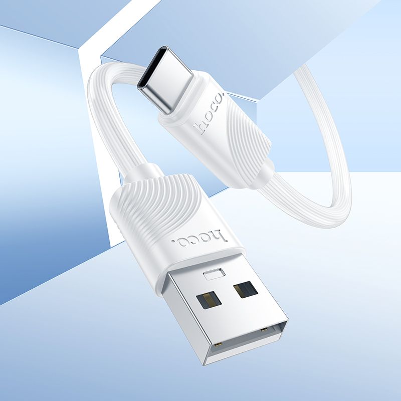 Kábel USB A na USB C Hoco 3A 1 m X114 biely