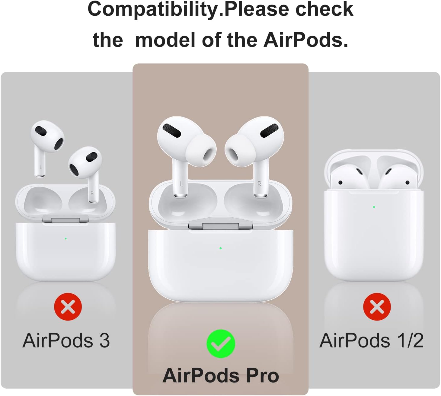 Kožené púzdro pre AirPods Pro hnedé