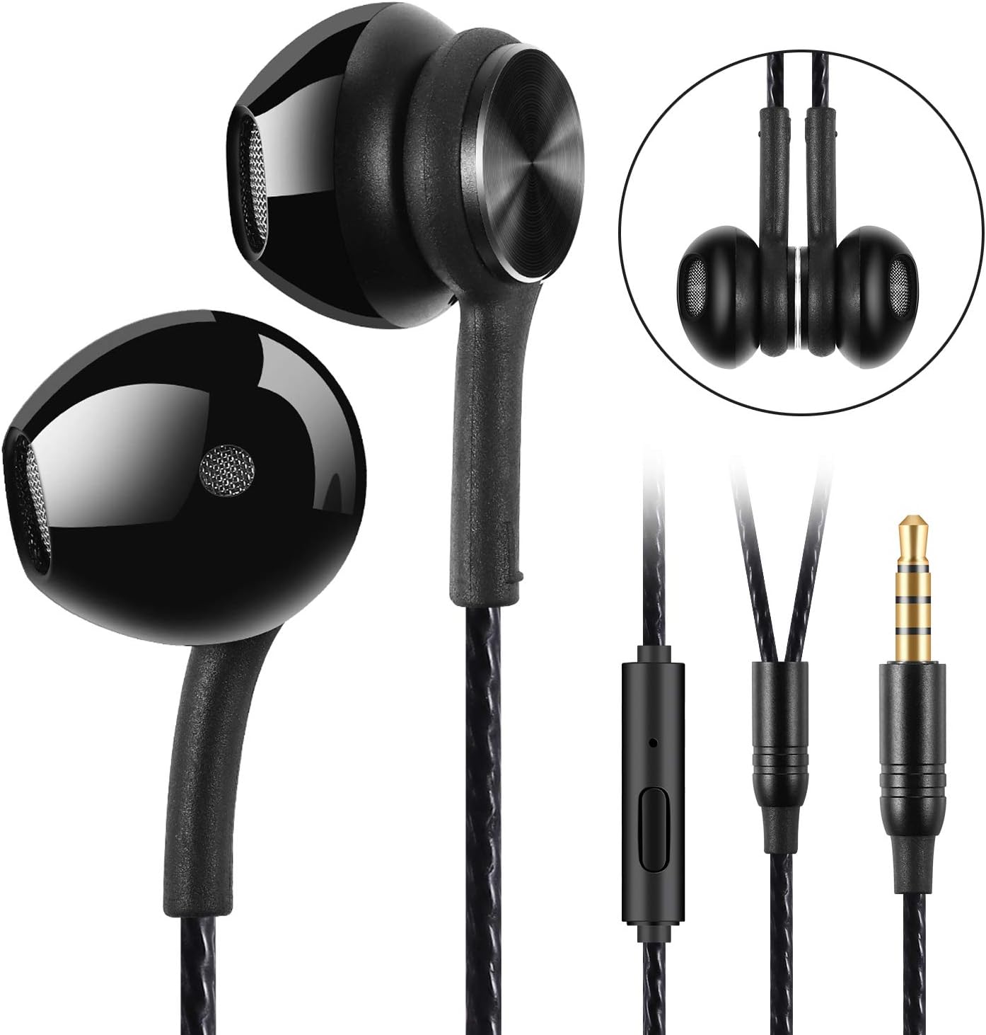 Magnetické športové slúchadlá s púzdrom 3,5mm jack