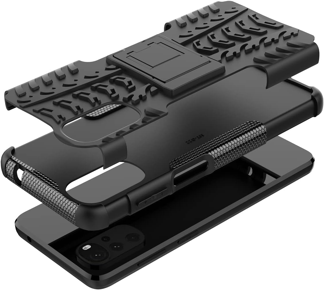 Motorola G22 / E32 / E32S zadné púzdro Heavy Duty čierne