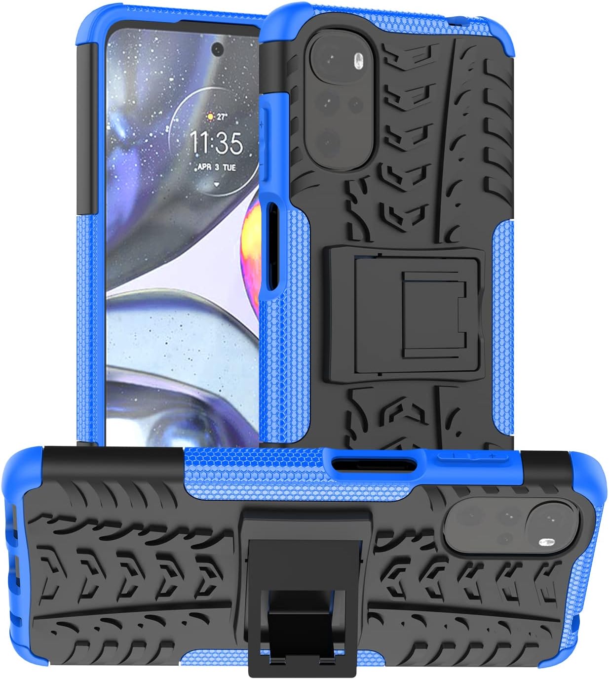 Motorola G22 / E32 / E32S zadné púzdro Heavy Duty modré
