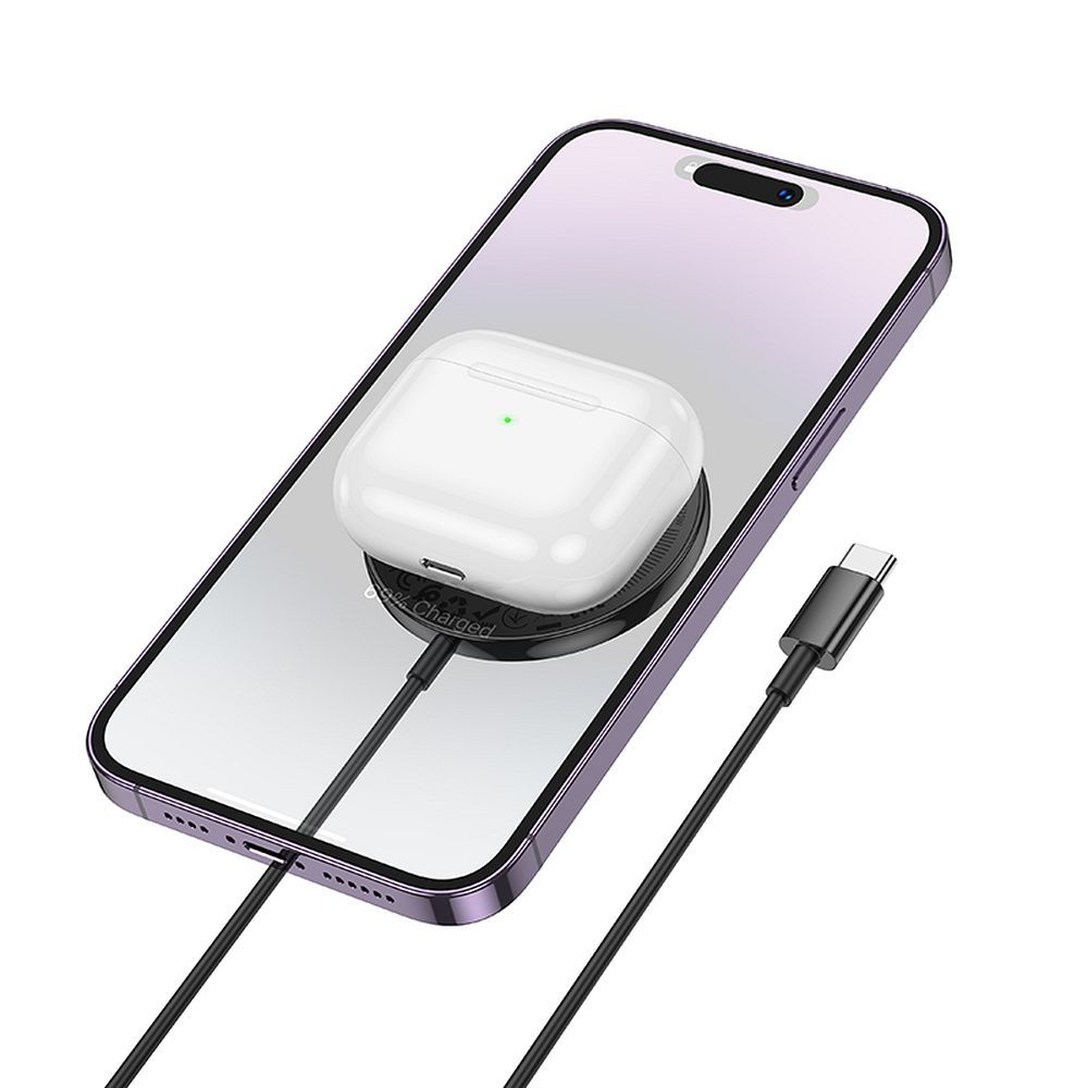 Bezdrôtová nabíjačka MagSafe Hoco CW61 2A 15W s displejom