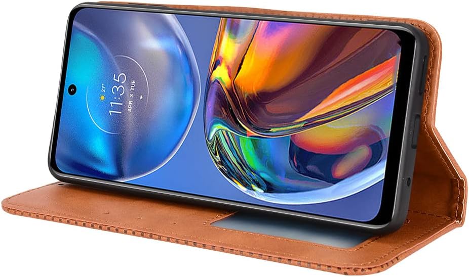 Motorola MOTO G22 / E32 / E32S kožené púzdro hnedé