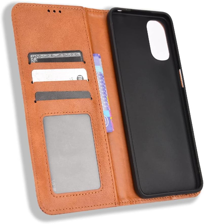 Motorola MOTO G22 / E32 / E32S kožené púzdro hnedé