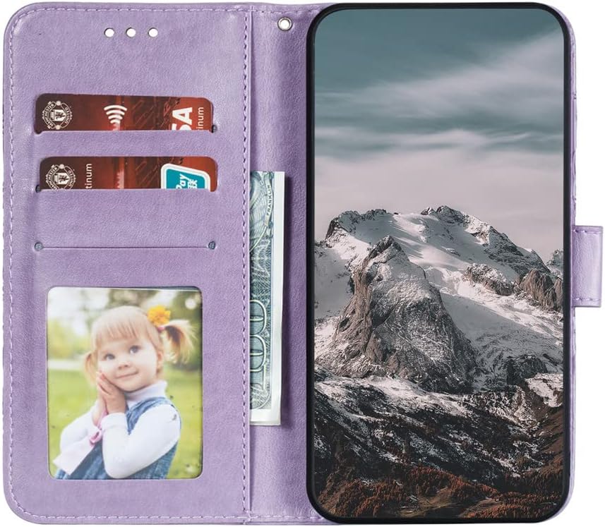 Motorola Moto G7 Play púzdro Book Mandala fialové