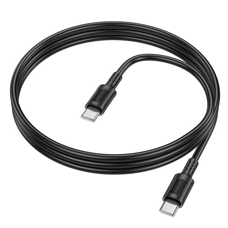 Borofone Kabel BX111 - Typ C na Typ C - 60W 3A 1 meter čierny