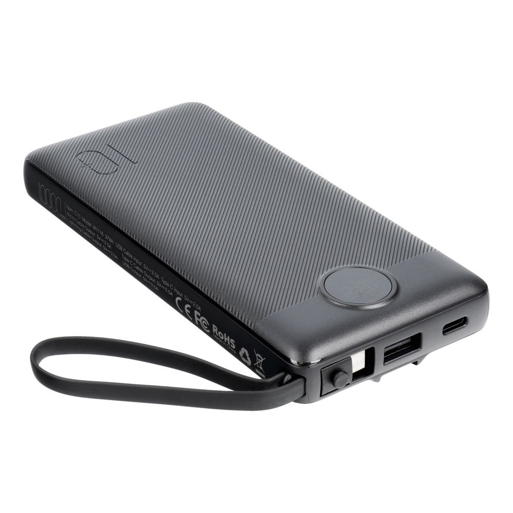 Powerbanka VEGER C10 - 10 000mAh (Micro + Typ C + Lightning 8-pin)