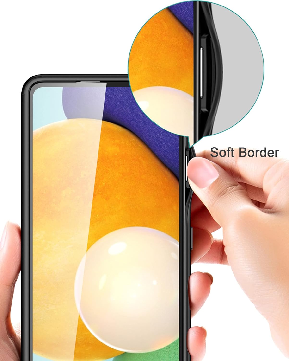 Realme GT Neo3 zadné púzdro polopriehľadné s čiernym lemom