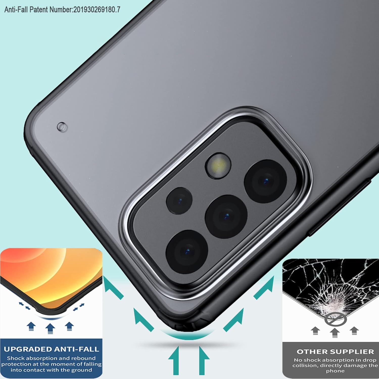 Realme GT Neo3 zadné púzdro polopriehľadné s čiernym lemom