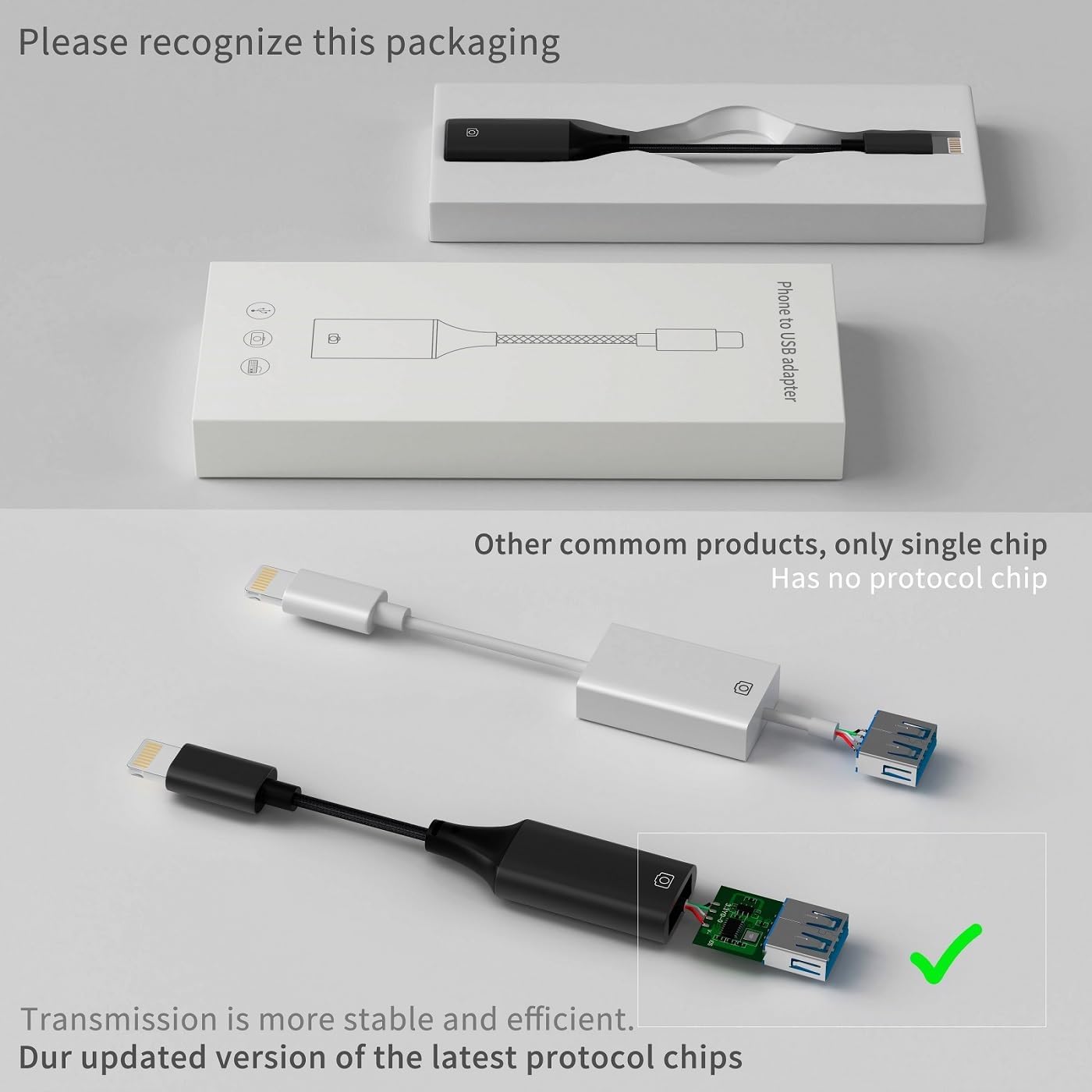 Redukcia Lightning USB OTG