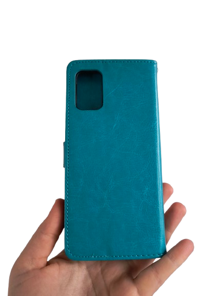 Samsung Galaxy A03S kožené púzdro tyrkys