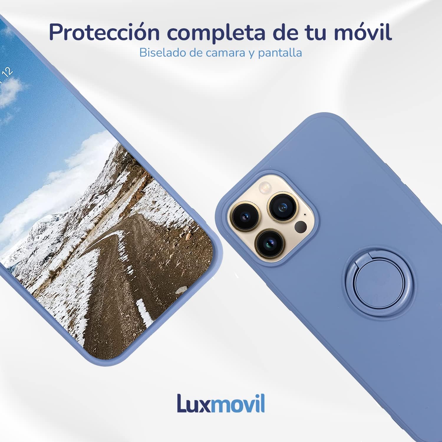 Samsung Galaxy A12 / M12 zadné púzdro Soft čierne s prsteňom