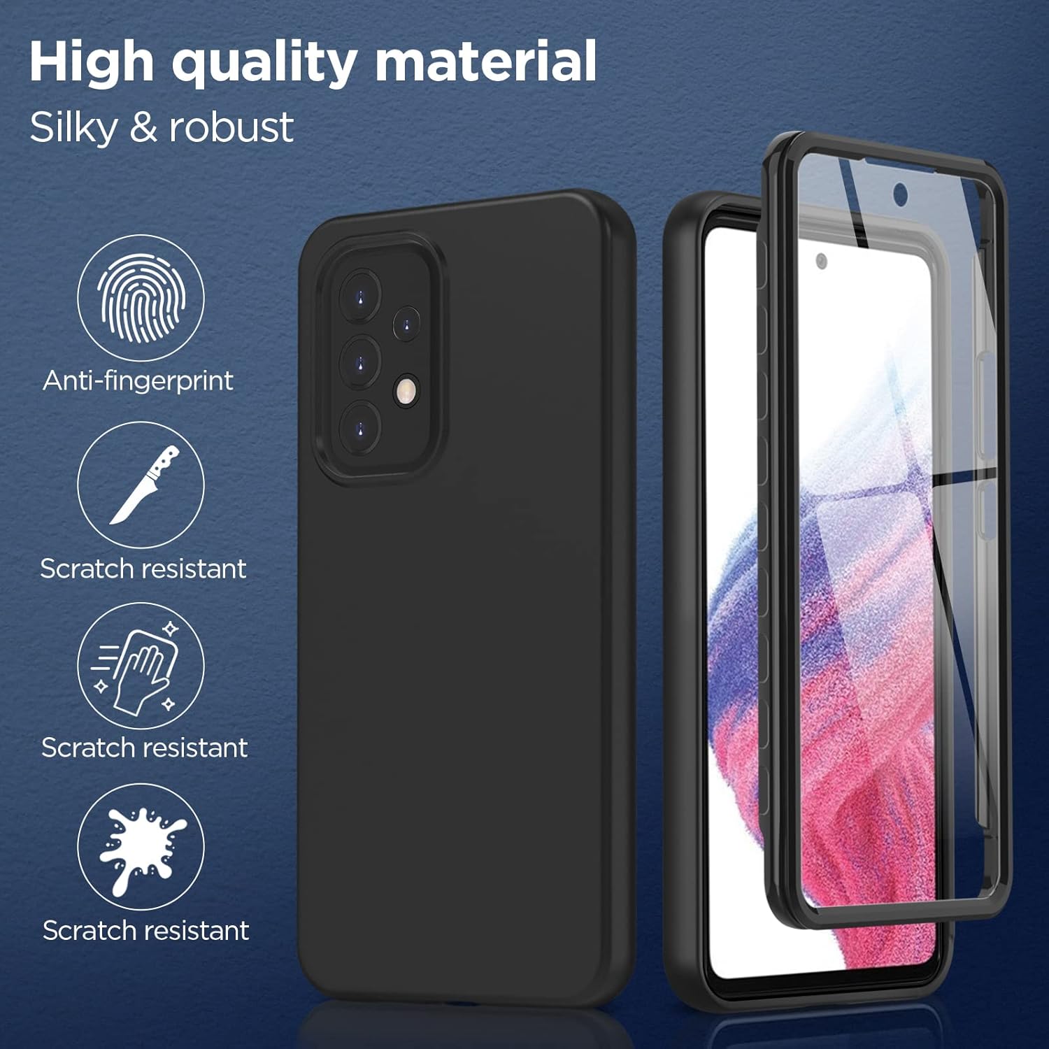 Samsung Galaxy A13 5G  púzdro celotelové 360° čierne
