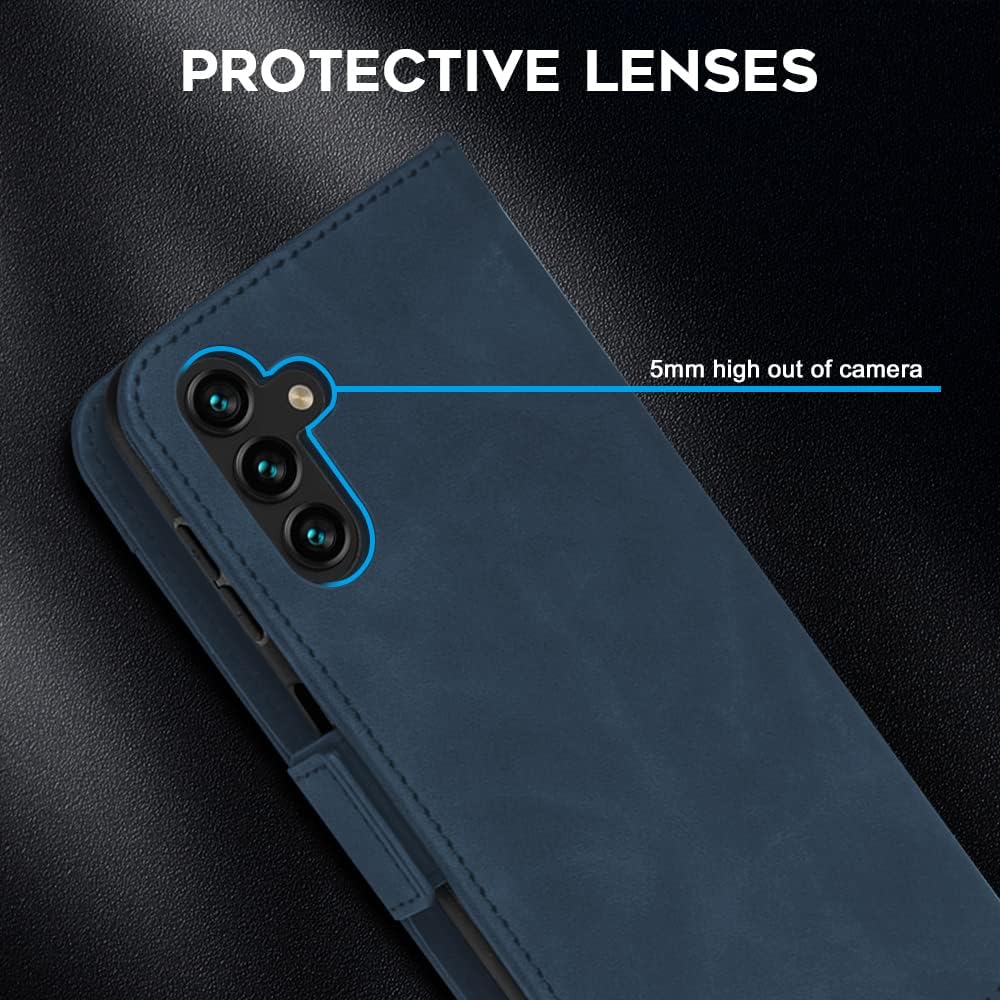 Samsung Galaxy A13 5G / A04S kožené púzdro book NEWZEROL modré