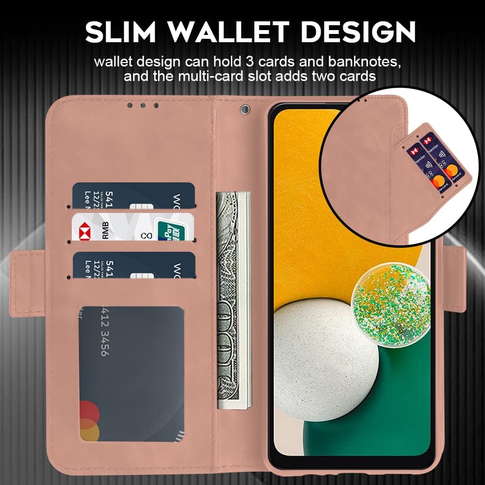 Samsung Galaxy A13 5G / A04S kožené púzdro book NEWZEROL ružové