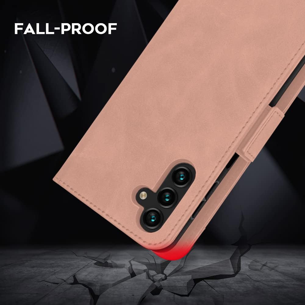 Samsung Galaxy A13 5G / A04S kožené púzdro book NEWZEROL ružové