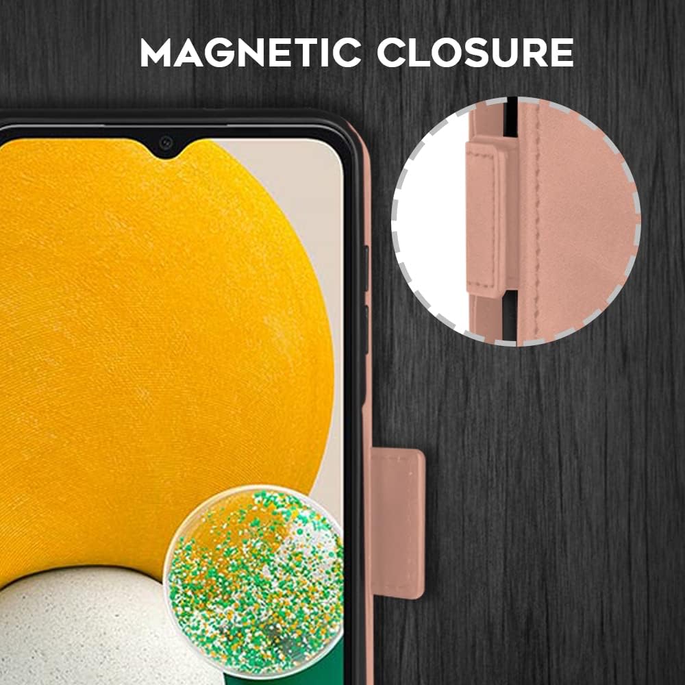 Samsung Galaxy A13 5G / A04S kožené púzdro book NEWZEROL ružové