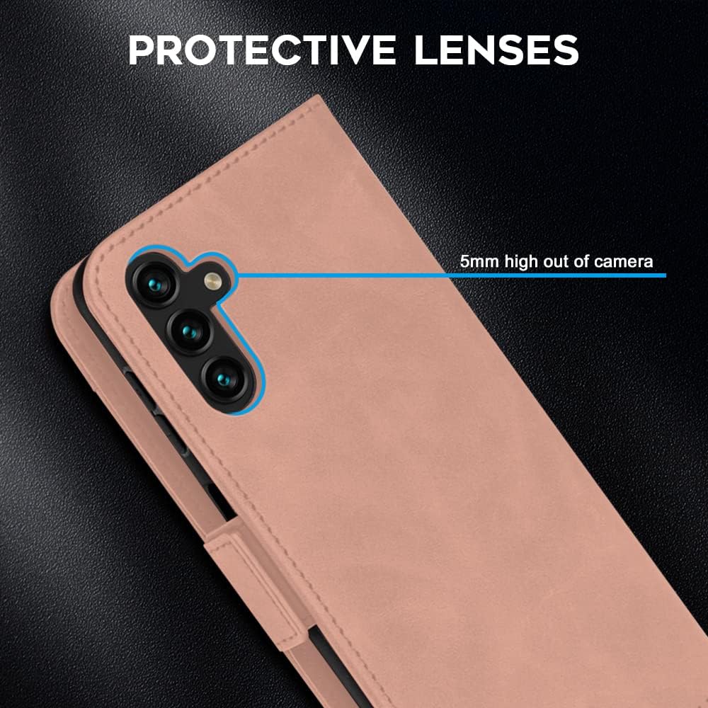 Samsung Galaxy A13 5G / A04S kožené púzdro book NEWZEROL ružové