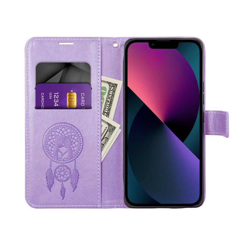 Samsung Galaxy A13 púzdro Book Mezzo lapač snov fialový