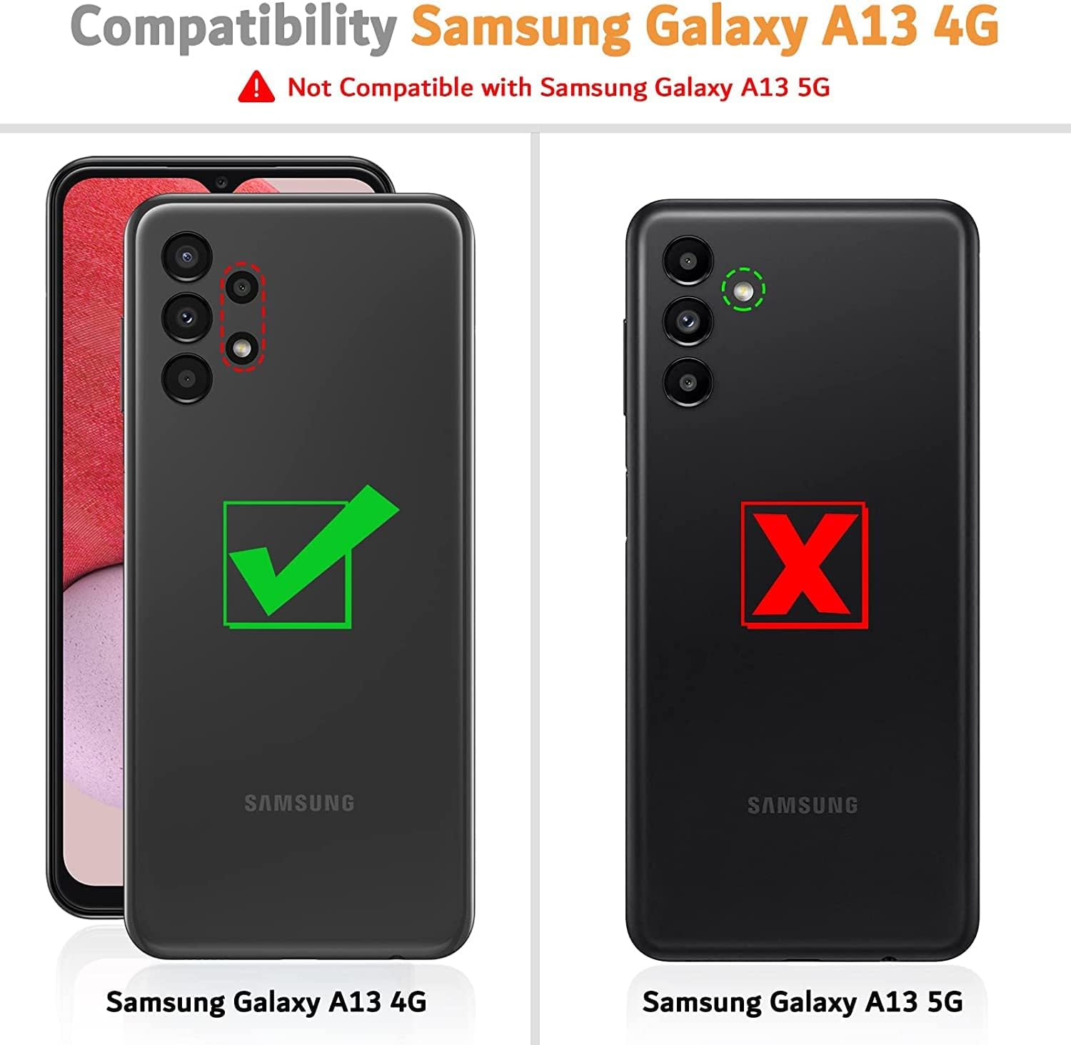 Samsung Galaxy A13 zadné púzdro čierne s potlačou kvety