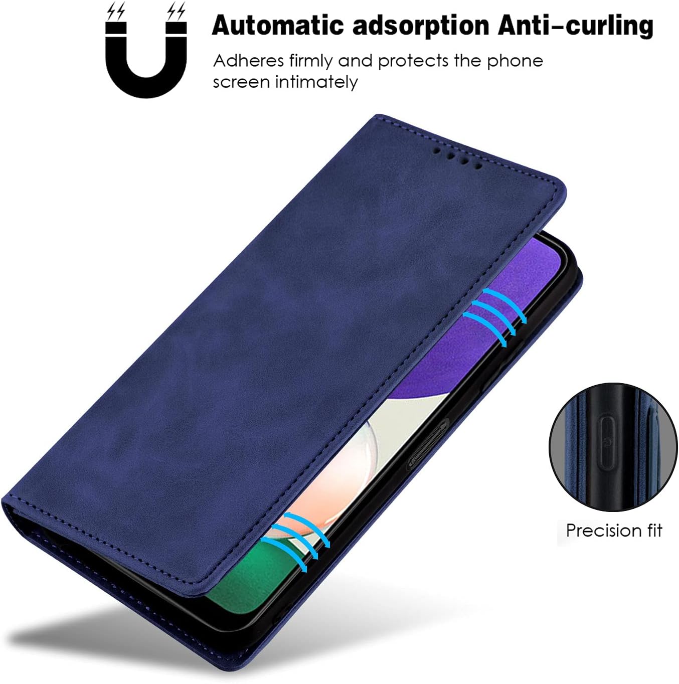 Samsung Galaxy A22 5G púzdro book modré