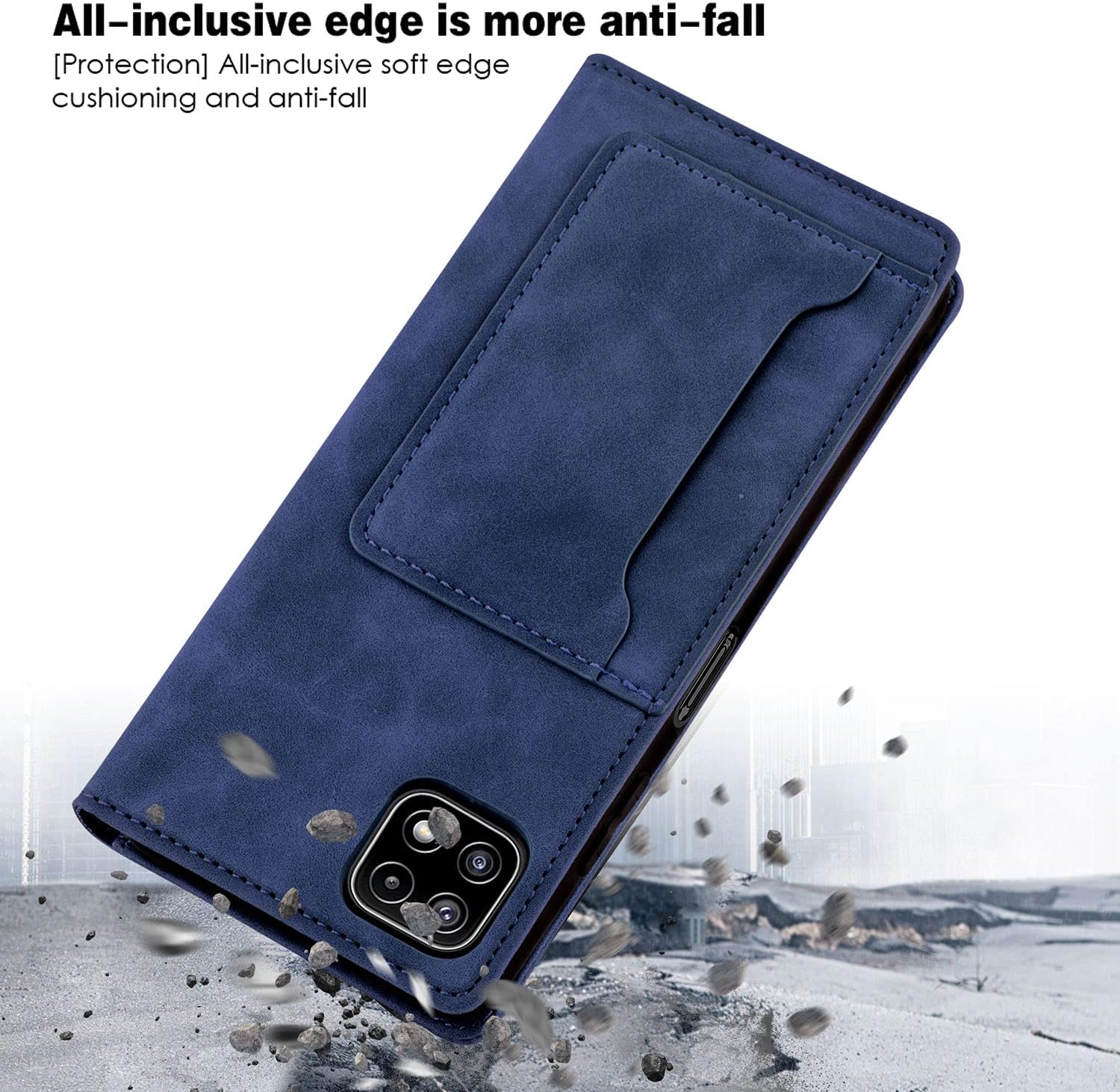 Samsung Galaxy A22 5G púzdro book modré