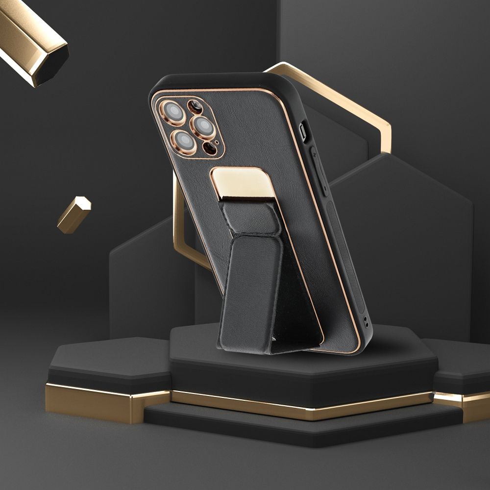 Samsung Galaxy A23 púzdro Leather Kickstand čierne