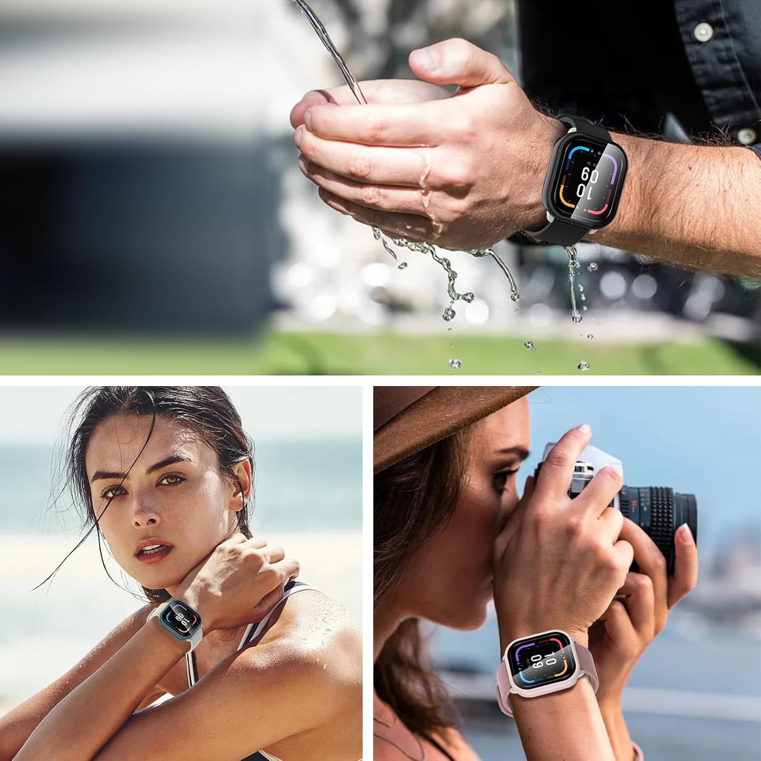 Amazfit GTS 4 Mini púzdro so sklom 5ks v balení