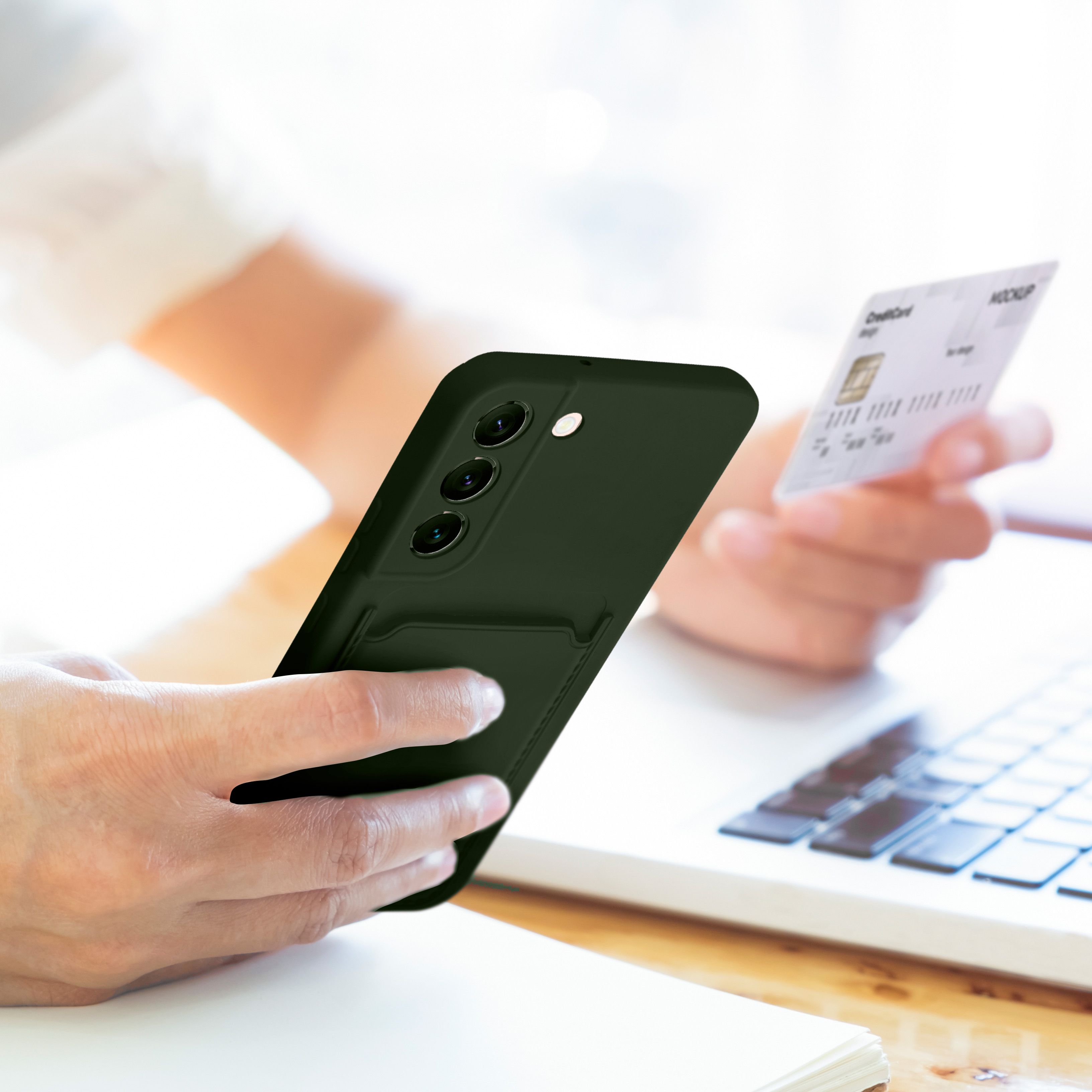 Samsung Galaxy A33 5G púzdro Card zelené