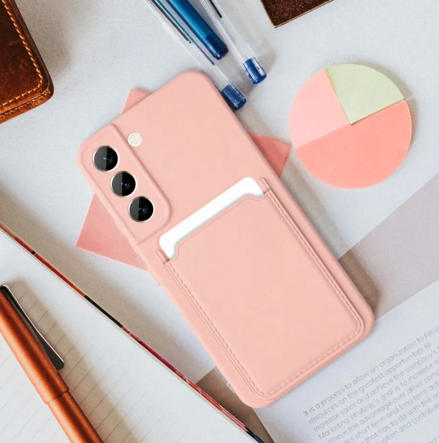 Samsung Galaxy A34 5G púzdro Card ružové