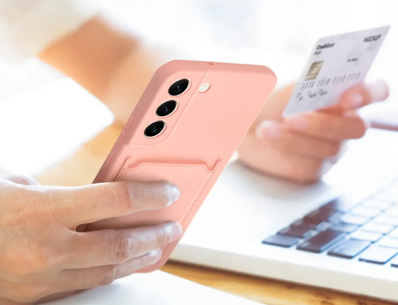 Samsung Galaxy A34 5G púzdro Card ružové