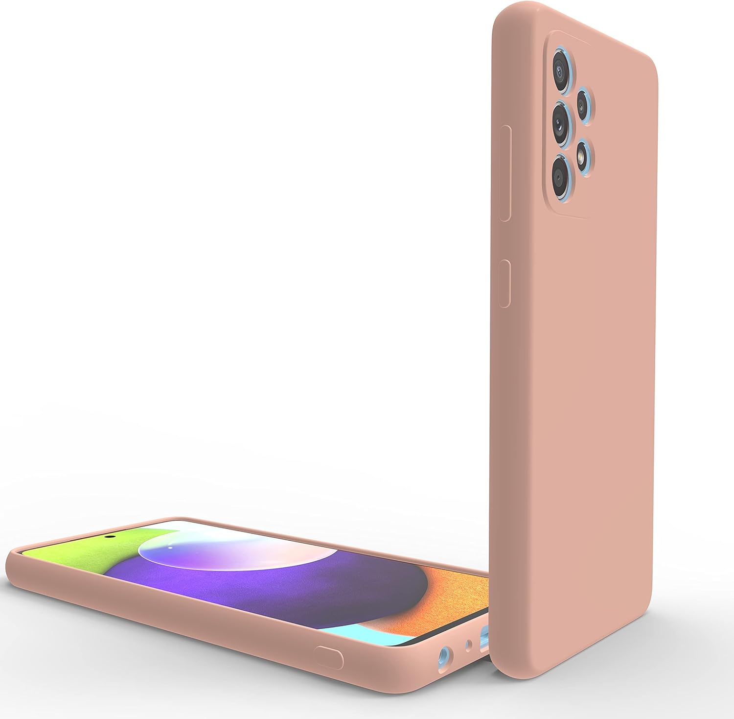 Samsung Galaxy A52 / A52 5G / A52s 5G zadné púzdro svetlé oranžové