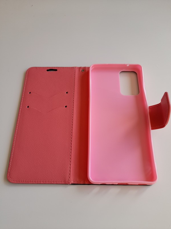 Samsung Galaxy A72 púzdro Book Fancy čierno-ružové